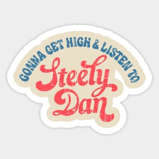 Steely Dan Listning Vintage Sticker